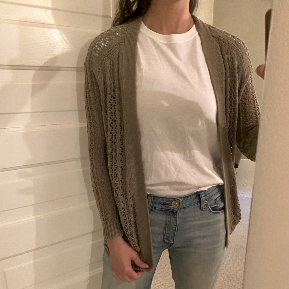 Urban Outfitters Army Green Cardigan